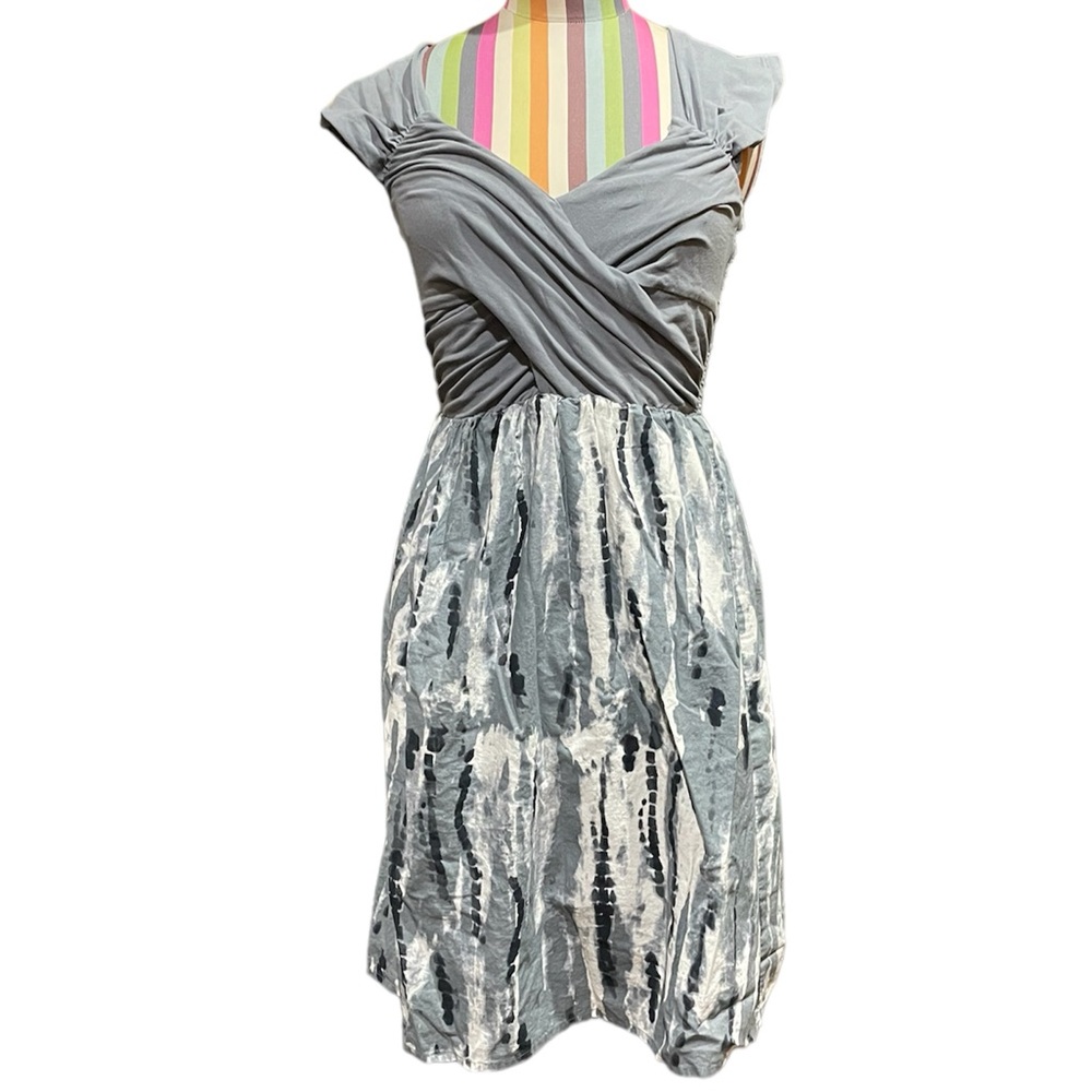 Converse One Star Gray Fit and Flare Dress 0982